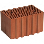 Крупноформатный керамический поризованный блок Porotherm 38 250x380x219